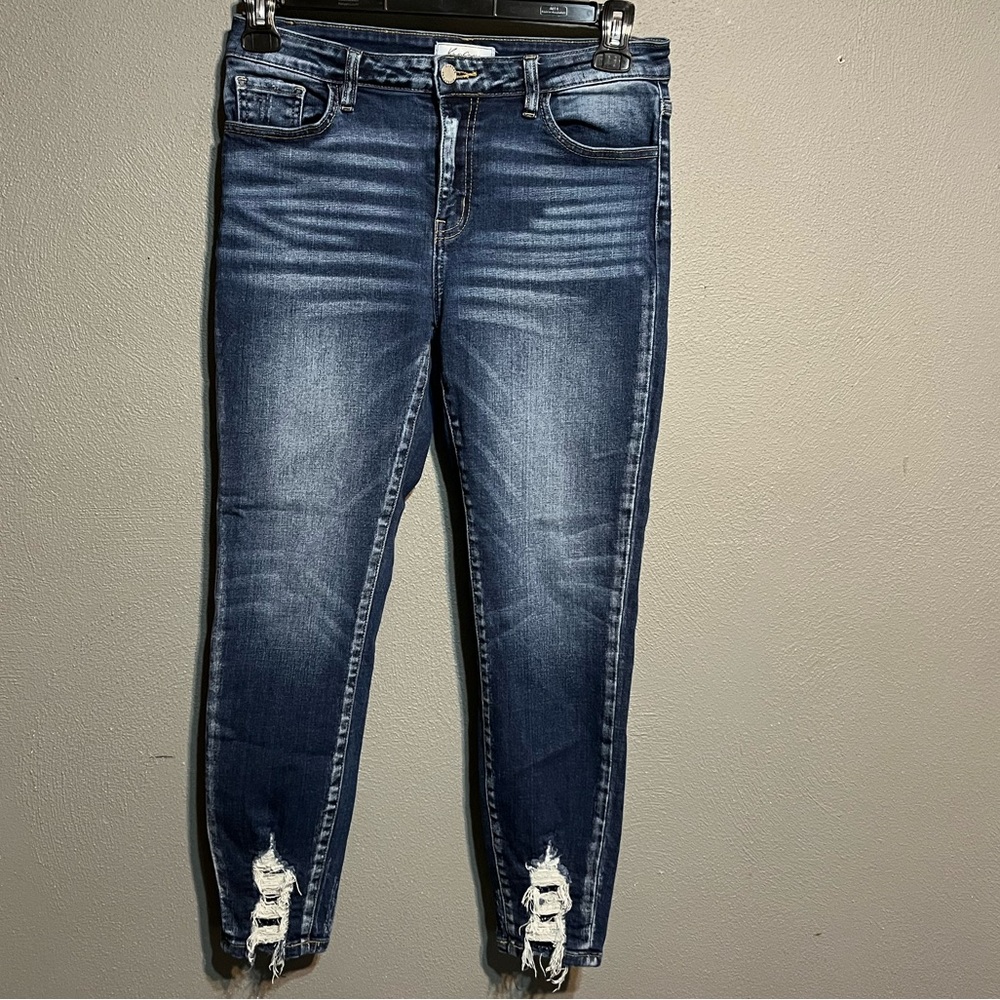 KanCan Signature Mid Rise Ankle Stretchy Skinny Jeans